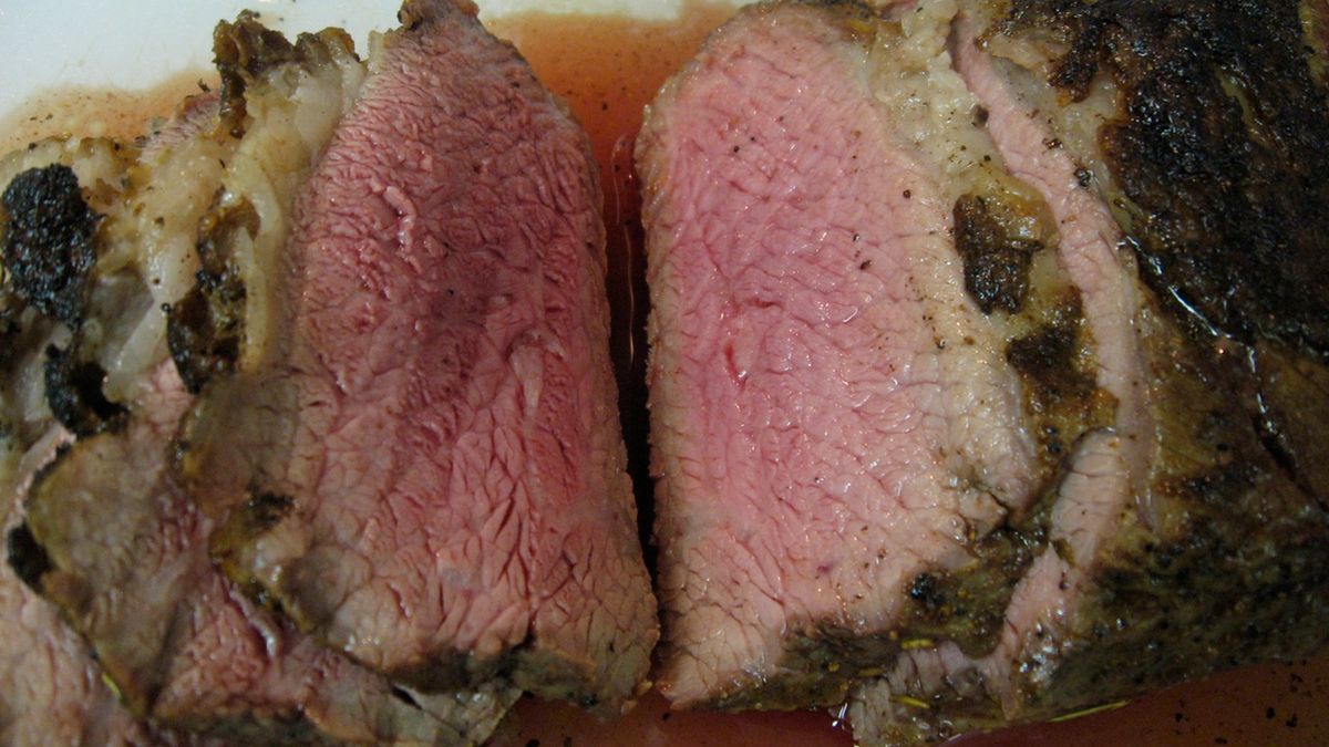 Pieczona wołowina krzyżowa (samo mięso, III klasa mięsa)