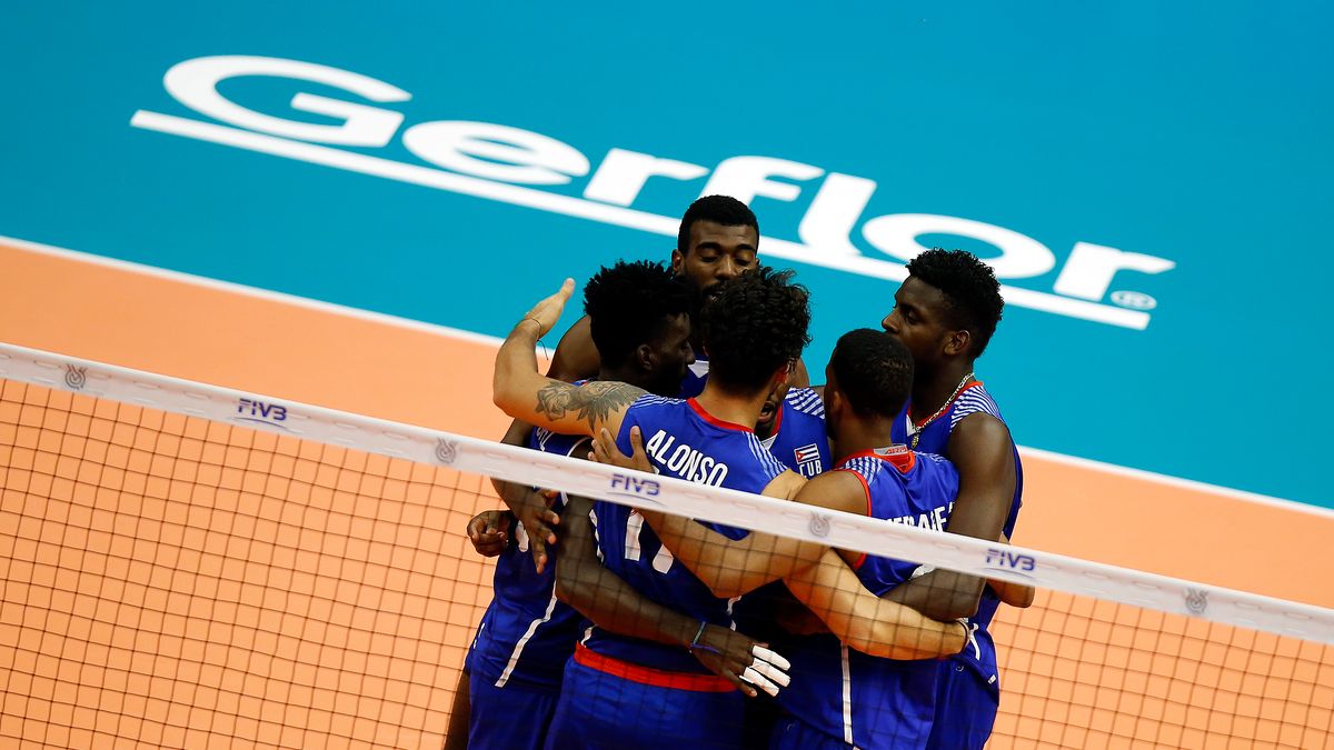 Materiały prasowe / FIVB / Na zdjęciu: siatkarze reprezentacji Kuby