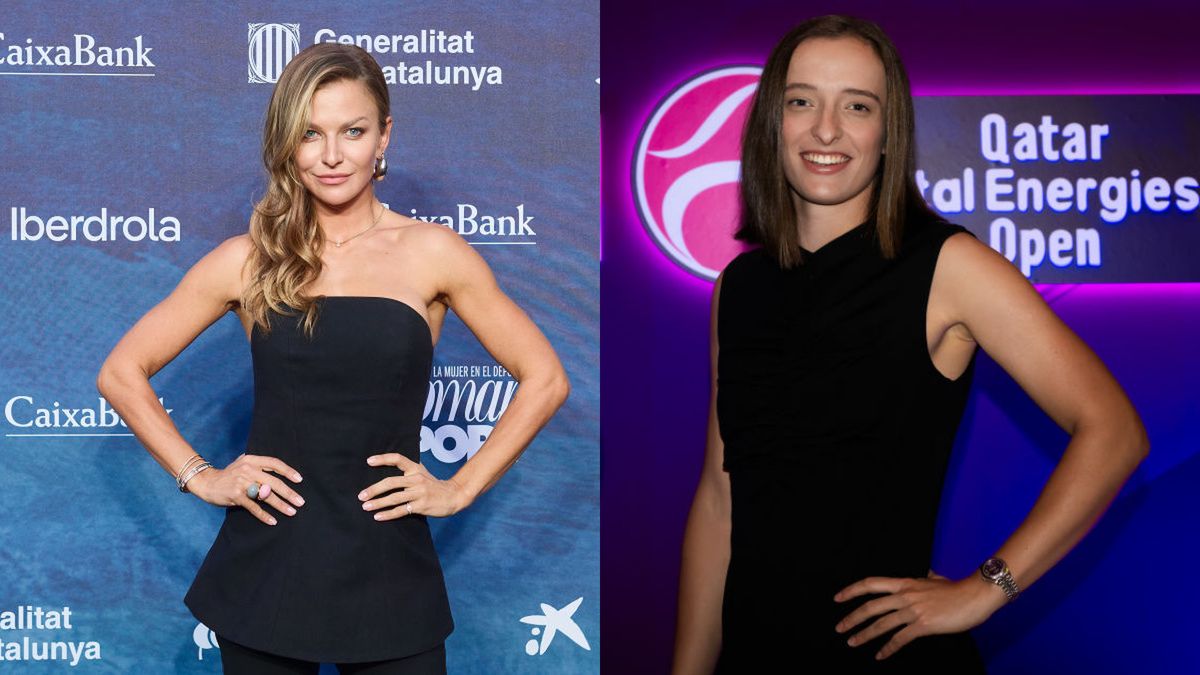   / Mario Wurzburger/Getty Images i Robert Prange/Getty Images / Na zdjęciu: Anna Lewandowska i Iga Świątek