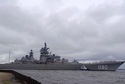 Rosyjski krążownik atomowy na Oceanie Arktycznym. "Śledzimy wszystko"