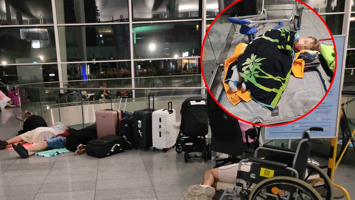 Pasażerowie spędzili noc na wrocławskim lotnisku. Biuro podróży się nimi nie interesowało