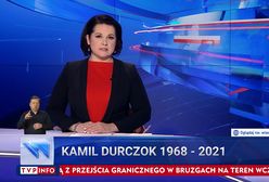 "Wiadomości" TVP poinformowały o śmierci Kamila Durczoka. Krótki komunikat