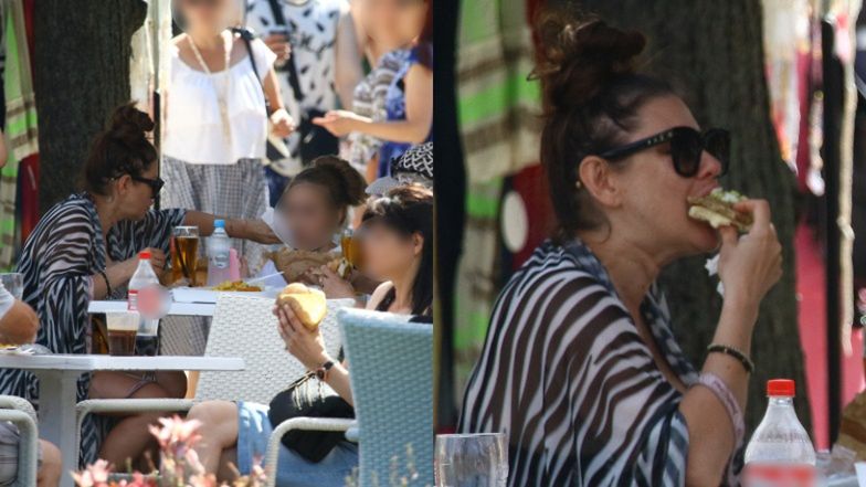 Iwona Węgrowska relaksuje się na wakacjach w Sopocie