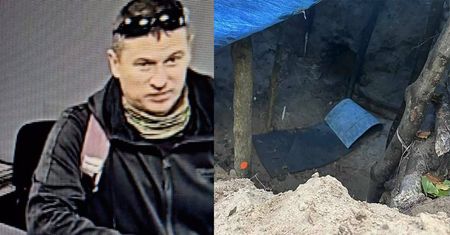 Mamy zdjęcie kryjówki. Wszystko widać, tutaj mógł ukrywać się Borys