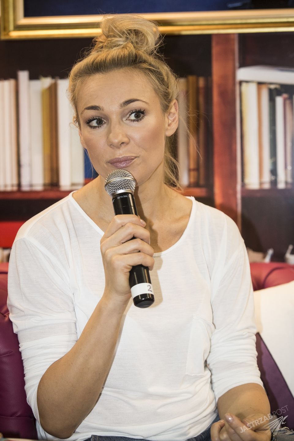 Sonia Bohosiewicz na Targach Książek w Krakowie