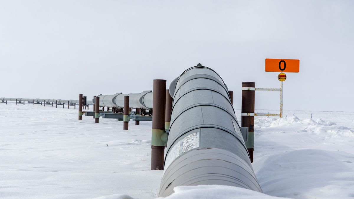 Alaska's Dalton Highway: One Of The World's Most Northern Stretches Of Road
PRUDHOE BAY, ALASKA - MAY 9: A view at the beginning point of the Trans Alaska Pipeline System (TAPS) on May 9, 2025 at Pump Station 1 in Prudhoe Bay, Alaska. The 800-mile-long, 48-inch diameter pipeline pushes oil from Prudhoe Bay to the port of Valdez. (Photo by Lance King/Getty Images)
Lance King