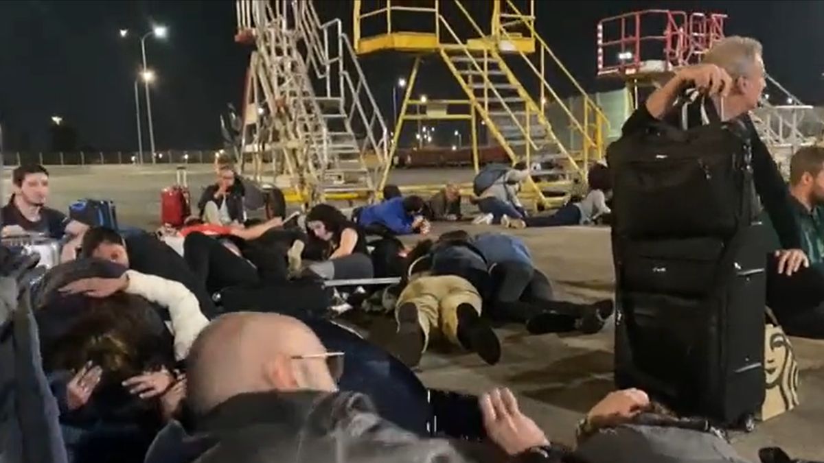 Poruszające nagranie z lotniska w Tel Awiwie 