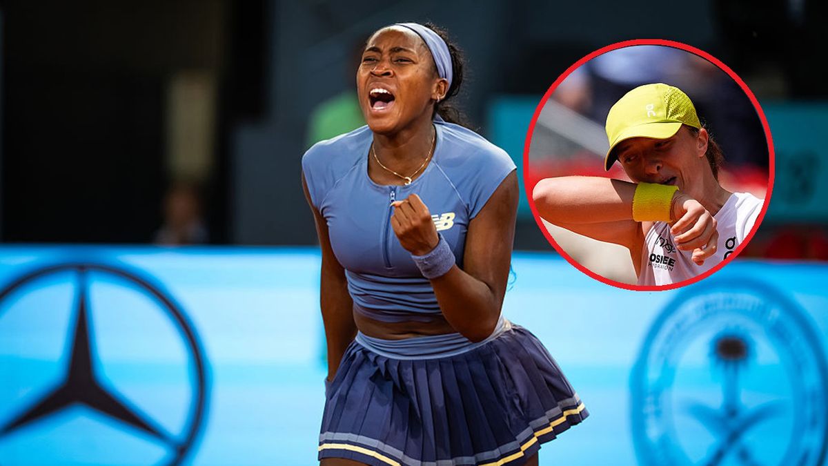 Getty Images / Robert Prange/Oscar J. Barroso/Europa Press  / Na głównym: Coco Gauff, w kółku: Iga Świątek