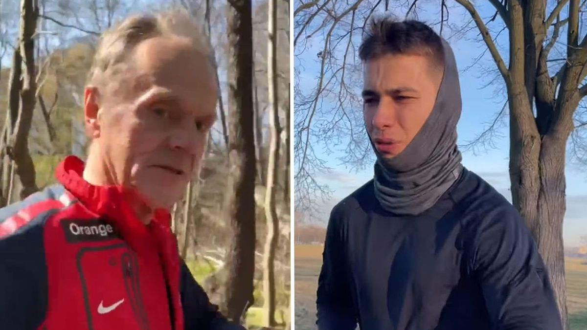 Na zdjęciu: Donald Tusk i Karol 'Friz' Wiśniewski