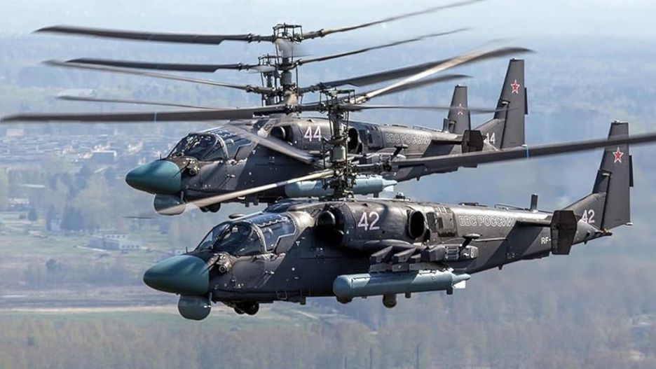 Ka-52 w szyku