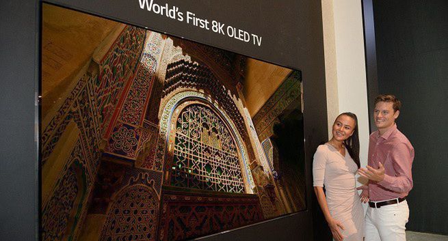 LG prezentuje telewizor OLED o rozdzielczości 8K