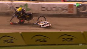 Żużel. Świetne ściganie w Lesznie oraz groźny wypadek Iversena i Woffindena. Zobacz kronikę PGE Ekstraligi