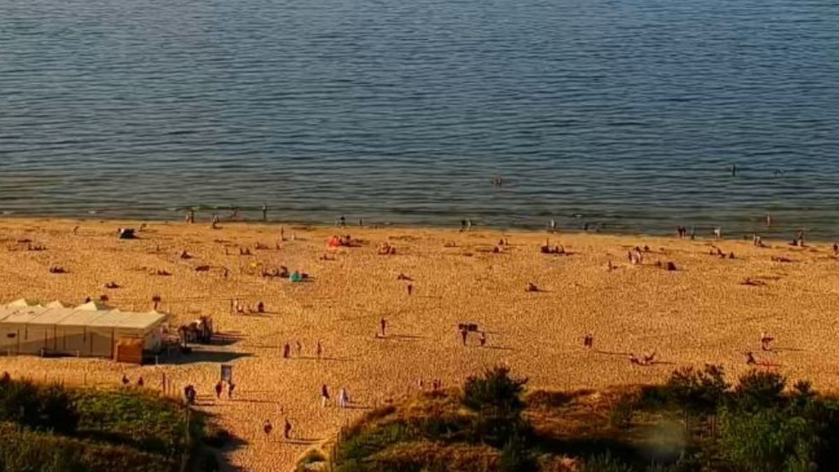 Ujęcie znad Morza Bałtyckiego.