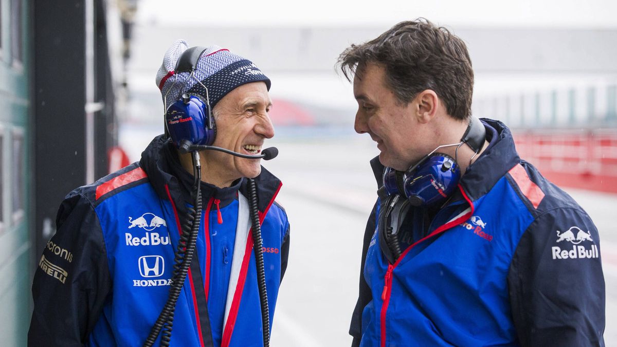 Zdjęcie okładkowe artykułu: Materiały prasowe / Toro Rosso / Franz Tost (po lewej) i James Key