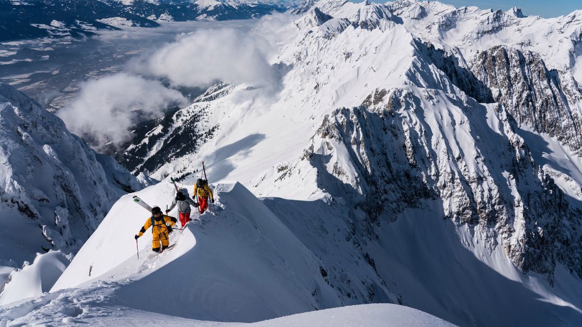 David Lama podczas wspinaczki