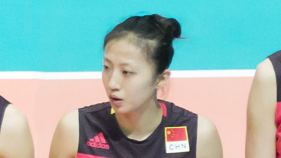 Xia Ding w barwach reprezentacji Chin