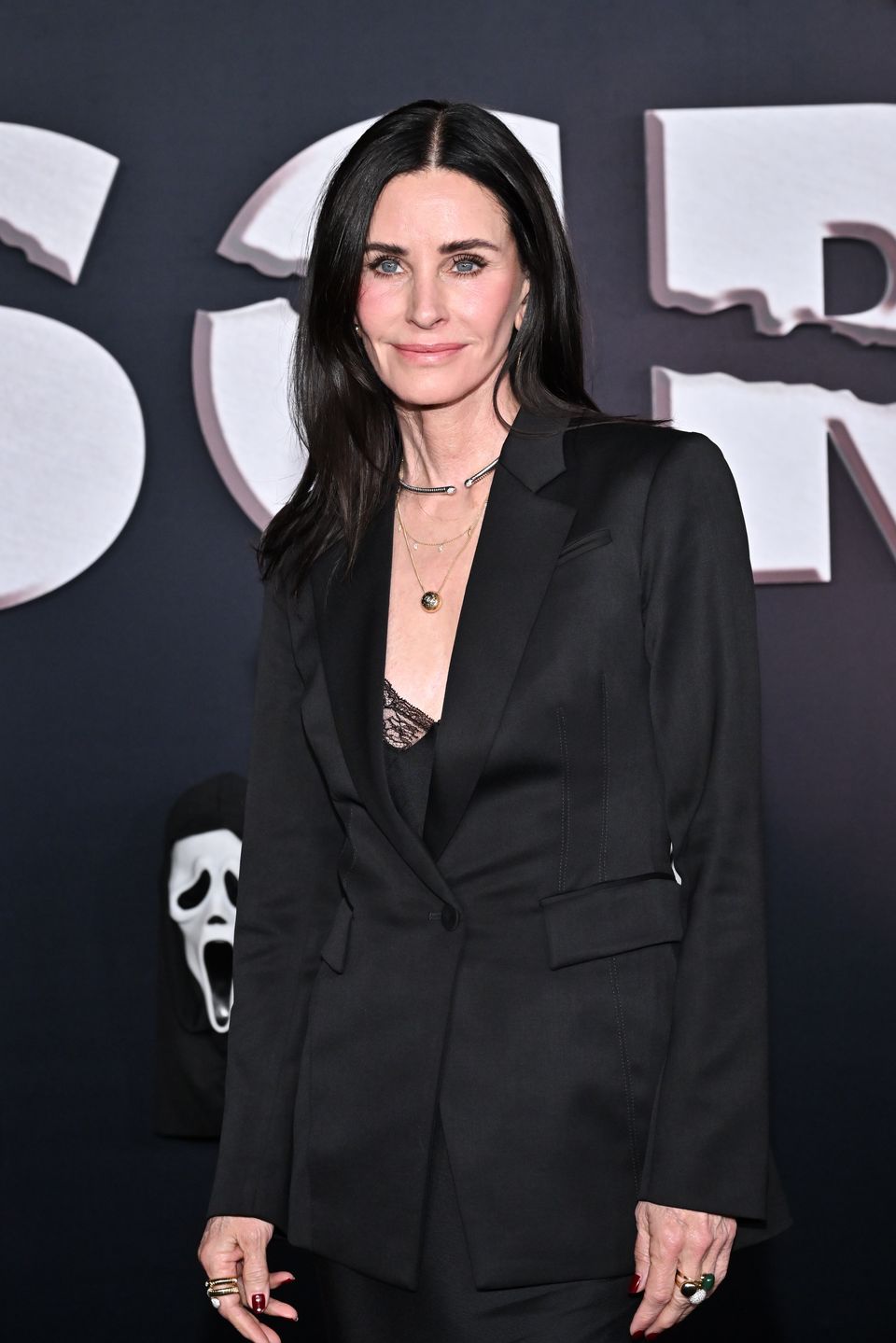 Courtney Cox na premierze filmu "Krzyk 7"