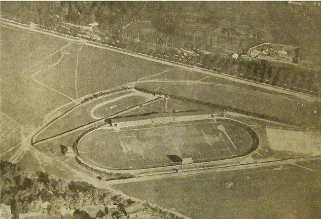 Stadion Cracovii w 1924 roku / fot. wikipasy.pl