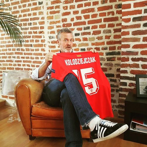 Chris Kolodziejczak, ojciec Timothee, piłkarza Sevilli. Zdjęcie zrobiono telefonem Samsung Galaxy S7 Edge