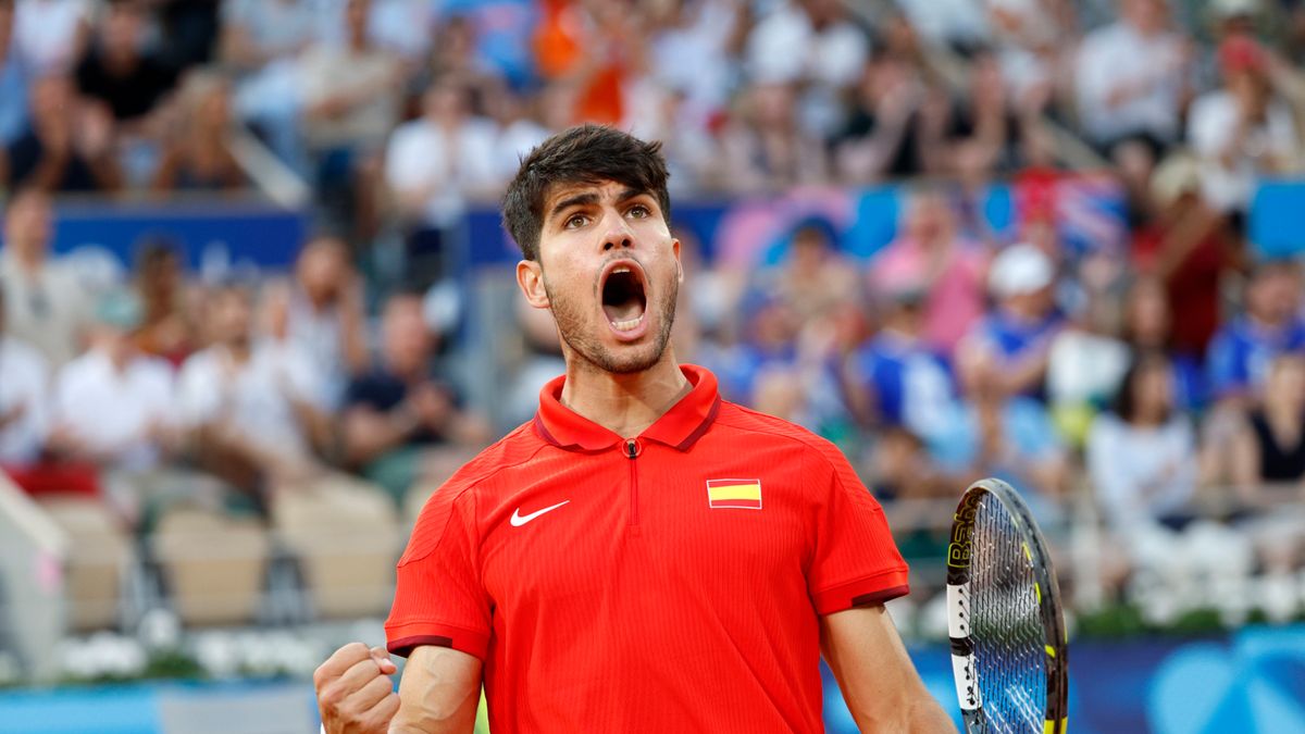 PAP/EPA / Franck Robichon / Na zdjęciu: Carlos Alcaraz