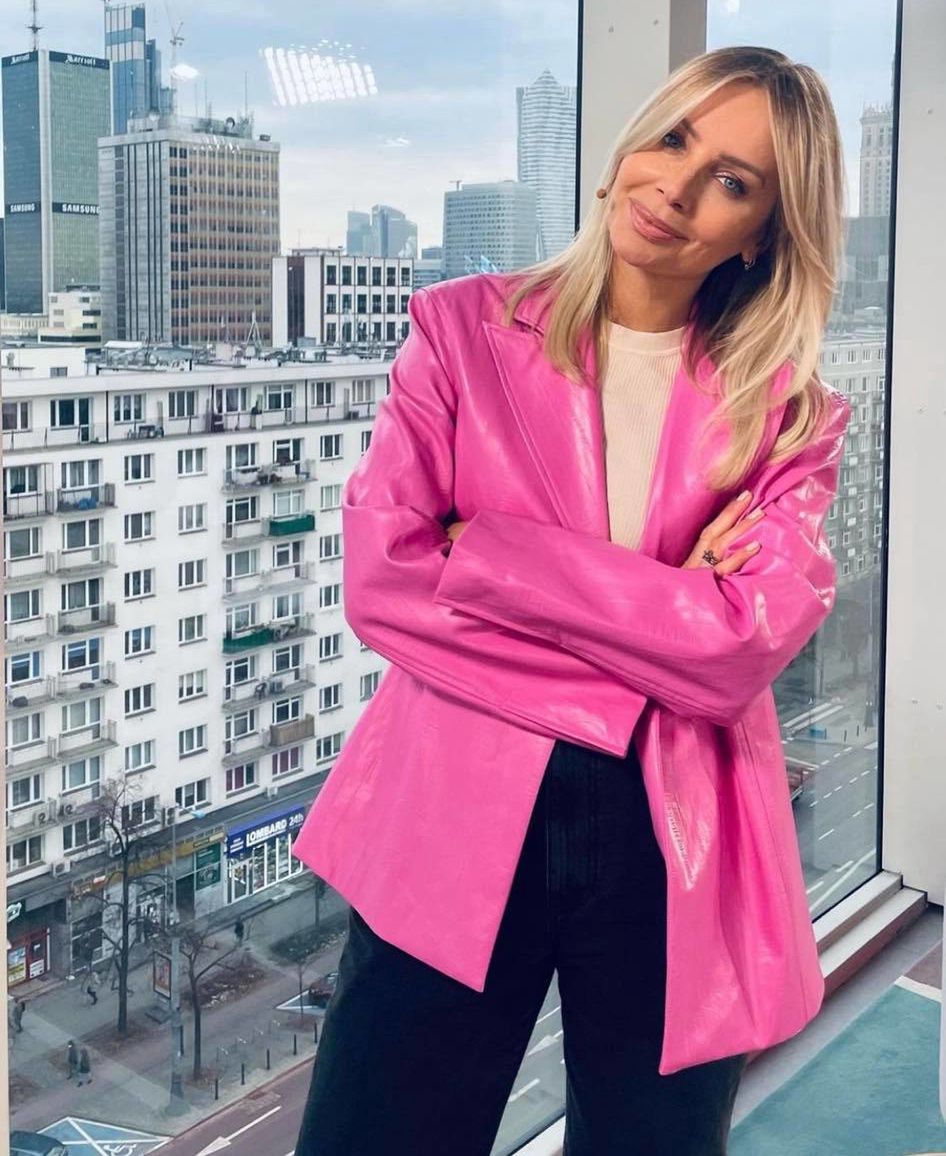 Agnieszka Woźniak-Starak przed wizytą u fryzjera 