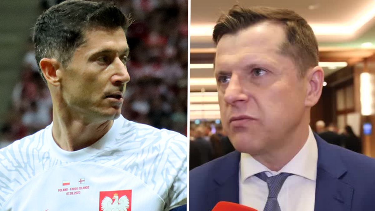 Na zdjęciu od lewej: Robert Lewandowski i Cezary Kucharski