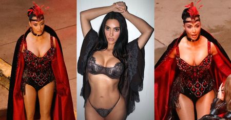 Instagram kontra rzeczywistość. Tak naprawdę wygląda sylwetka Kim Kardashian (ZDJĘCIA)
