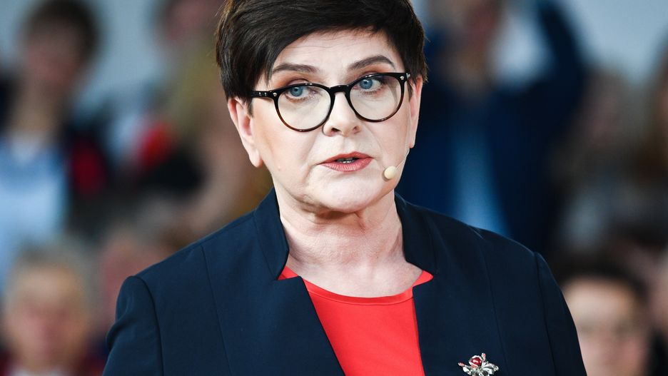 Beata Szydło na spotkaniu w Sandomierzu