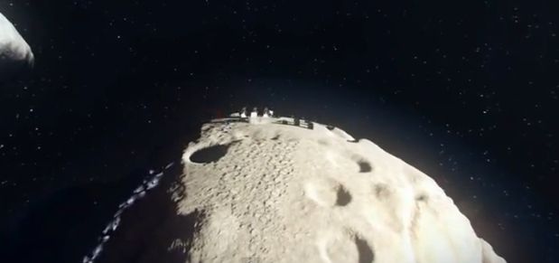 Jedna asteroida, jeden lądownik, cała masa wrogów. Mam nadzieję, że ta gra powstanie