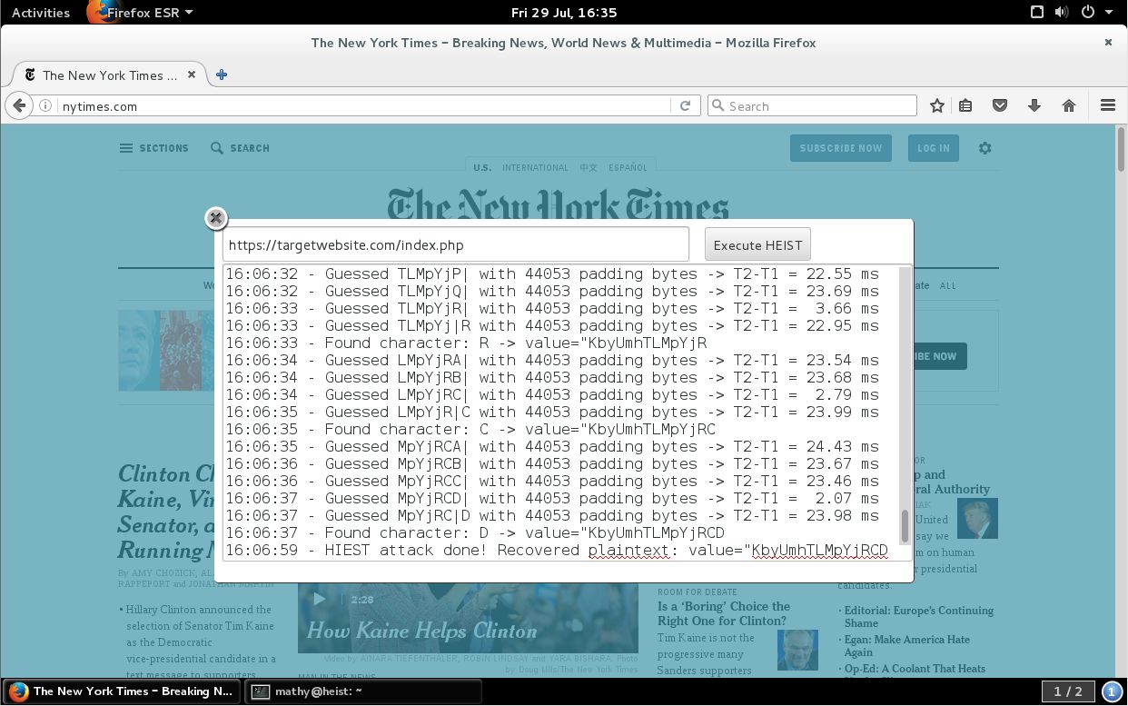 Zademonstrowany na konferencji Black Hat atak na stronę New York Timesa