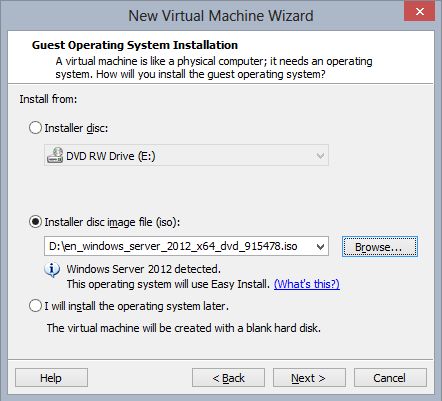 Incepcja, czyli działające Windows Server 2012 Hyper-V w VMware Workstation 9