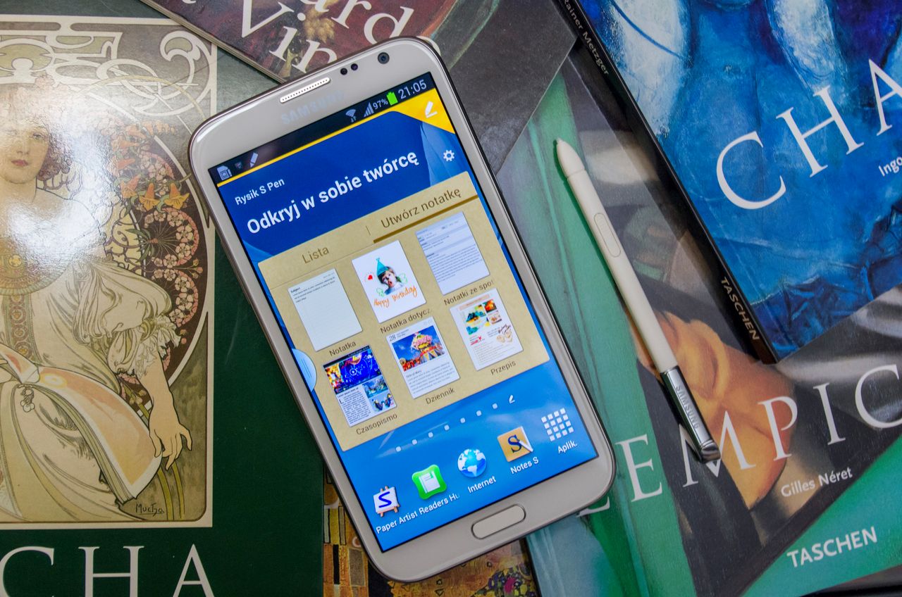Samsung Galaxy Note II — z duszą artysty