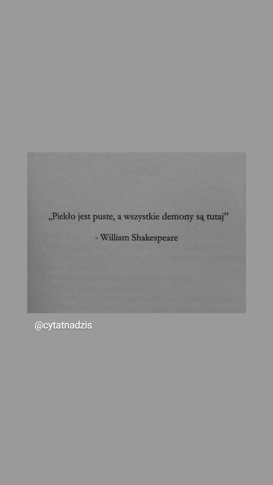 Adriana Kalska zacytowała Williama Shakespeare’a
