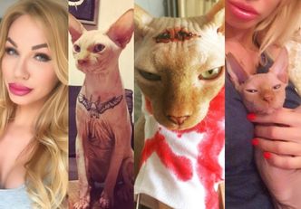 Ukraińska "gwiazda Instagrama" wytatuowała swojego... kota! (ZDJĘCIA)