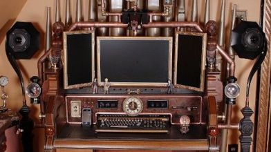 Niesamowity wiktoriański zestaw komputerowy 1