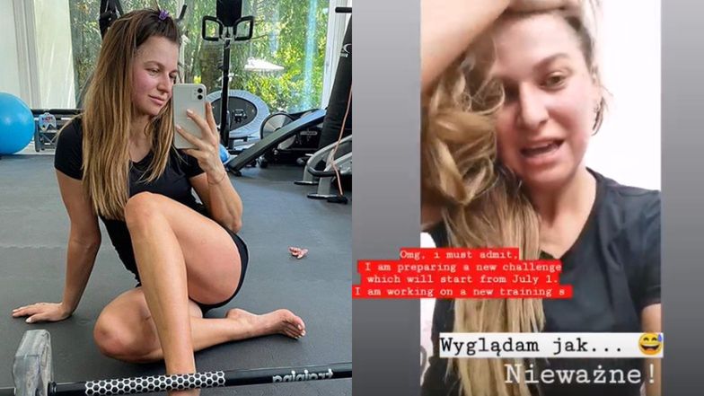 Umęczona treningiem Anna Lewandowska ubolewa: "Ciało regeneruje się wolniej, wiek już nie ten" (FOTO)