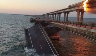 Most Krymski zniszczony. Ukraina zabrała głos