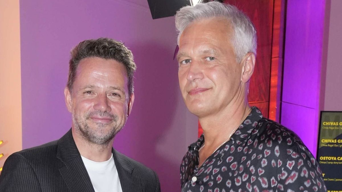 Rafał Trzaskowski i Michał Żebrowski