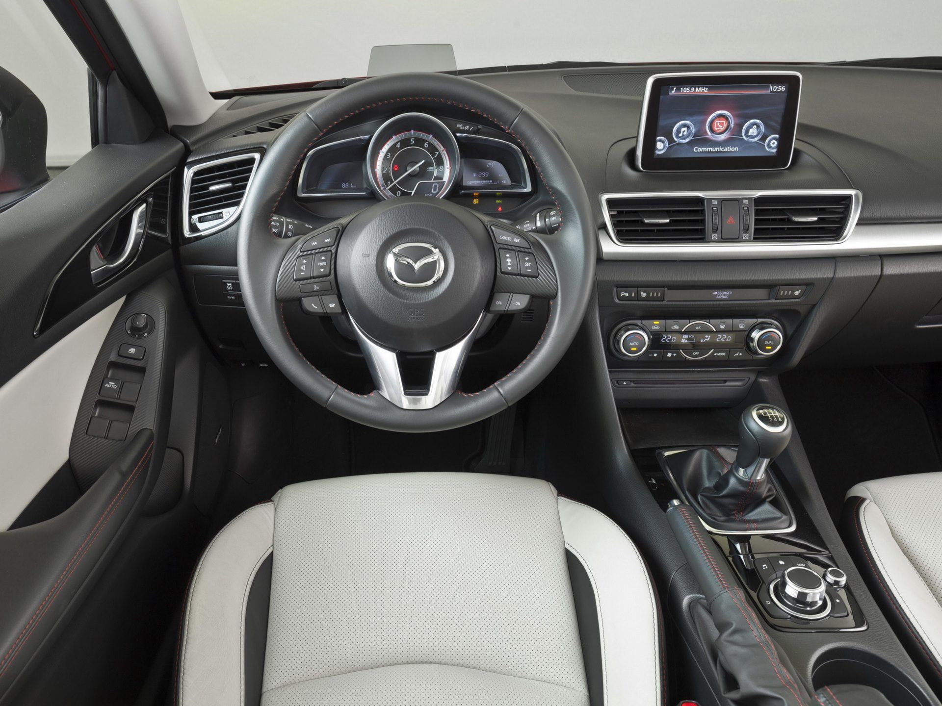 Cordon D'étagère Arrière Pour Mazda 3 BM 2013-2019 Et CX-3 DK 2015-2021 - Référence BHN968315A, ABS Noir