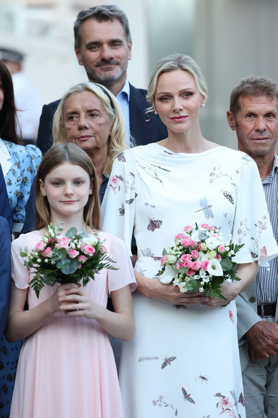 Księżna Charlene i księżniczka Gabriella