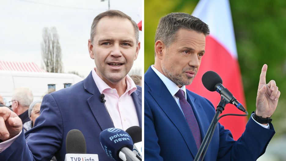 Karol Nawrocki i Rafał Trzaskowski