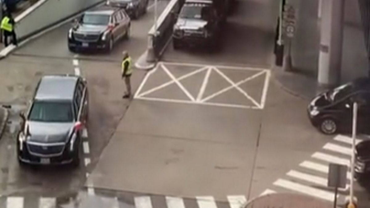 Niezwykłe nagranie spod Marriotta