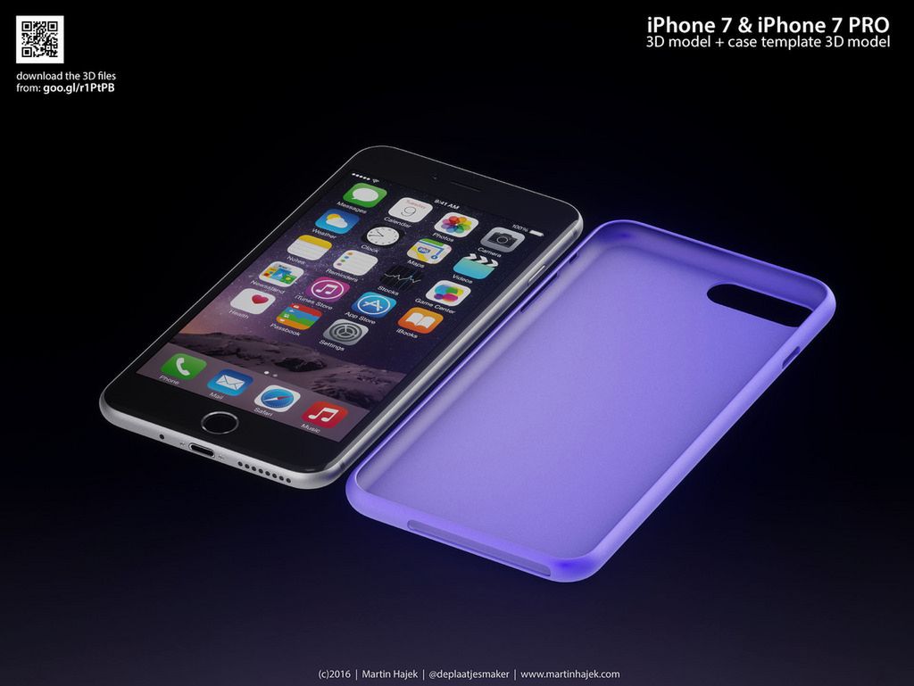 iPhone 7 na fotorealistycznych wizualizacjach bazujących na przeciekach 6