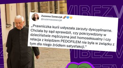 Chcieli badać tożsamość seksualną molestowanego przez księdza mężczyzny. Adwokatka usłyszała zarzuty