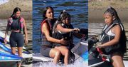 Kim Kardashian pozwala 10-letniej North prowadzić skuter wodny! Nie za wcześnie? (FOTO)