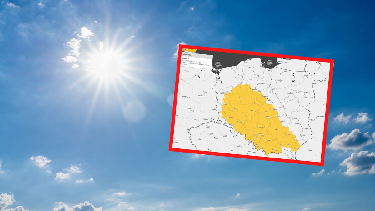 IMGW ostrzega przed silnym wiatrem