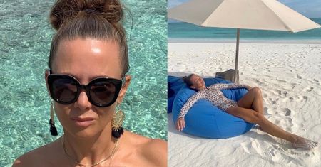 Fani dopytują wylegującej się na rajskiej plaży Kingi Rusin: "CZY TO NIE JEST NUDNE?"