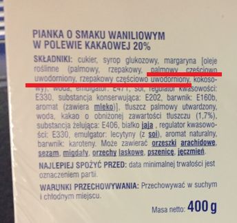Gdzie są tłuszcze trans?