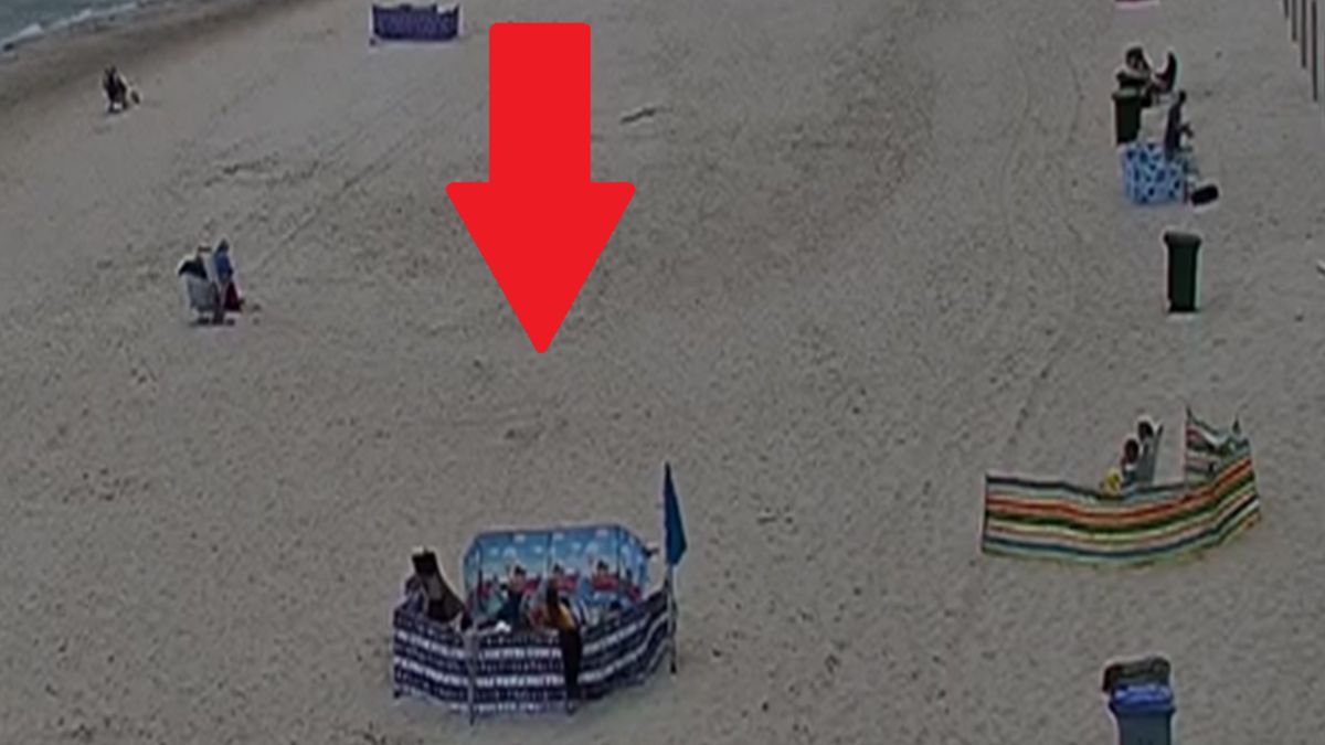 Widok z Kołobrzegu we wtorek.