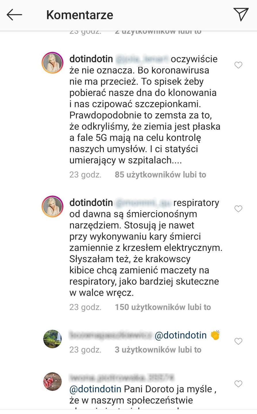 Burza w komentarzach pod postem Doroty Szelągowskiej